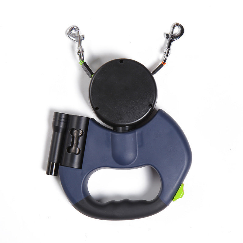 Correa Dual Antienredos 360° para Perros Pequeños